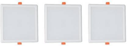 Swift Lite LED Light - 18W Square Panel Light - Warm White (WW - 18W SPL) Pk - 3 Recessed Ceiling Lamp
