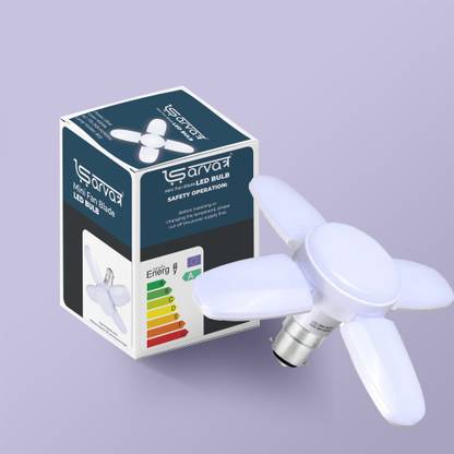 Sarvatr 20 Watt 4 Fan Blade Shape led Bulb Pendants Ceiling Lamp