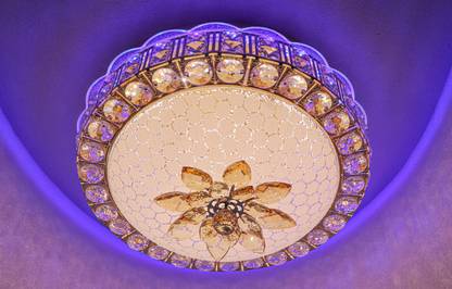 Swanart Crystal Remote Control Colour Change Chandelier - Bluetooth Integration Chandelier Ceiling Lamp