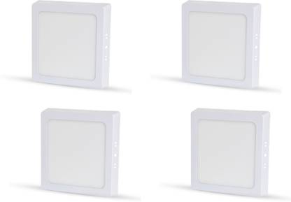 D'Mak 18 watt Warm White Square Surface Light 4 Ceiling Light Ceiling Lamp
