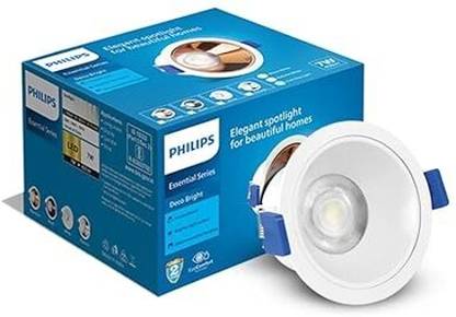 PHILIPS 7W DecoBright Round White Reflector Led Spot Light Ceiling Lamp