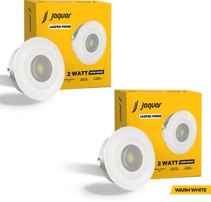 Jaquar 2W OTC LED Jasper Prime Warm Spot (Pack of 2) Ceiling Light Ceiling Lamp