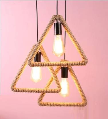 GENREE Rassi Triangle Cluster Hanging Lights/ Pendant Light/ Ceiling Light for Decor Chandelier Ceiling Lamp