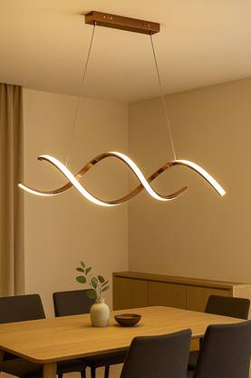 Blissbells Twister Chandelier Remote Control, Step-Less,Assist (Google, Alexa),Three Color Chandelier Ceiling Lamp