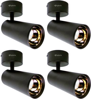 Hybrix LED Wall/Ceiling Spot Light (12 WATT)Rose Gold, Focus Light, WARM WHITE Light, 4 Ceiling Light Ceiling Lamp