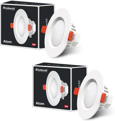 Goldmedal Atom 5W LED Downlight-Round Recessed Ceiling Lamp