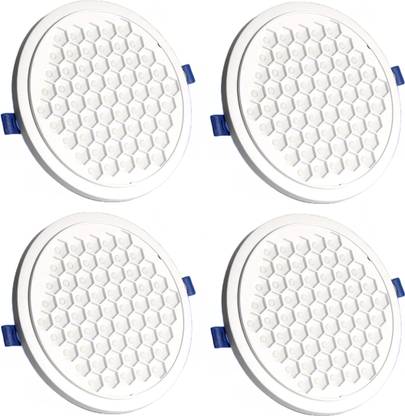 Hybrix Pixel LED Ultra Bright Honeycomb MINI Ceiling Panel Flood Light 18W Cool White,4 Recessed Ceiling Light Ceiling Lamp