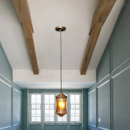dechome Vintage Lantern Shape Unique & Decorative Hanging Pendant Light for Ceiling Ceiling Light Ceiling Lamp
