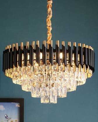 Jeevan BLACK GOLD Chandelier Ceiling Lamp