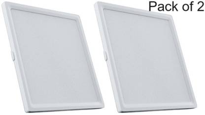 Nortek LINEA 16W Square Led Panel Ceiling Light Ultra Slim Inbuilt Driver Red Pack of 1 Recessed Ceiling Light Ceiling Lamp