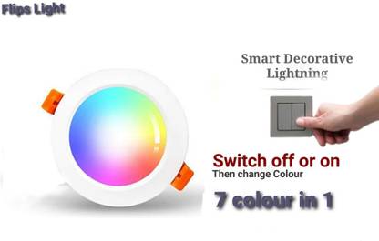 FLIPS 7 in 1 Led celling ight Pack of 1 Ceiling Light Ceiling Lamp