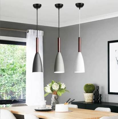 Cruv Hanging light for Bedroom, Kitchen, Living Room and Restaurants (Pack of 3) Pendants Ceiling Lamp