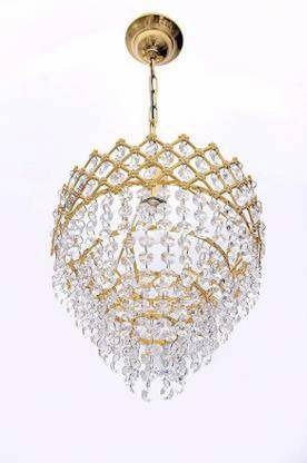 Aphrodite Golden Color Crystal Jhumar Hanging Light Flush Mount Ceiling Lamp Ceiling Light Ceiling Lamp