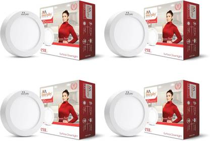 MURPHY LED 5W CBL Surface down light (Warm White , Pack of 4) Ceiling Light Ceiling Lamp