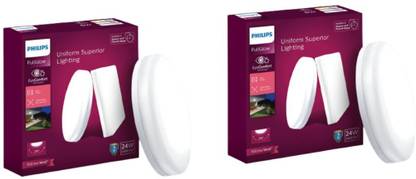 PHILIPS Full Glow 24-watt Round LED Surface Downlighter,Warm White Ceiling Light Ceiling Lamp