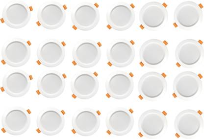 M.V.L 10 Watt Decorative LED Round Ceiling Light, With Warranty Recessed Ceiling Lamp