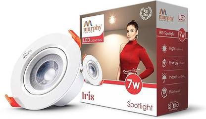 MURPHY 7W IRIS Cool White Recessed Ceiling Lamp