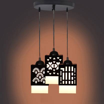 aksa Wooden Hanging Thali Lamp Elegance for Home Decor and Festive Celebrations Ceiling Light Ceiling Lamp