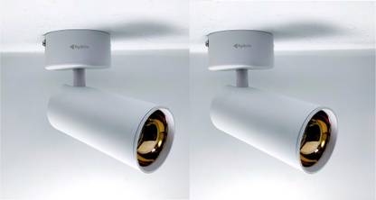 Hybrix LED Wall/Ceiling Spot Light (12 WATT) Focus Light, WARM WHITE Light, 2 Track Lights Ceiling Lamp