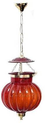 Baslash Complete Lighting Solution Melon Shaped Red Pendant Hanging lamp Ceiling Light Ceiling Lamp