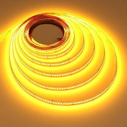 Hybrix 2835 Ultra Bright LED False Ceiling Cove Light (05 Mtr) FIRE AMBER With Adapter Recessed Ceiling Light Ceiling Lamp