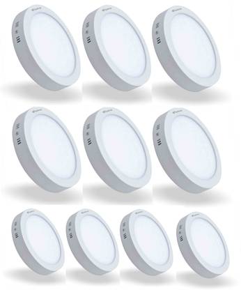 Hybrix LED Wall/Ceiling Surface Light (6 Watt) Down Light, Warm White Light Color Surface Ceiling Light Ceiling Lamp