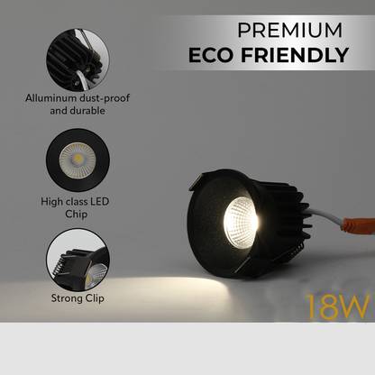 Hylum 18 Watt LED Natural White COB Surface Mounted LED Light, Ceiling LED COB Light Surface Ceiling Light Ceiling Lamp
