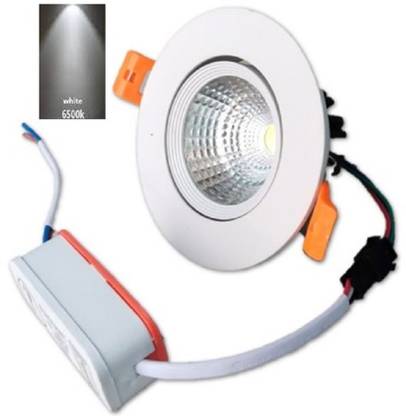 RADIANT LED COB Down-1Years Warranty (Cool White, 4 Watt) (6.8 cmx6.8 cm x3.5 cm) Cutout2'' Recessed Ceiling Lamp