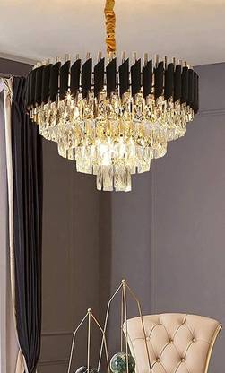 Shri Mahal Antiques Black Chandeliers Black Gold Crystal Chandelier Ceiling Light Chandelier Ceiling Lamp