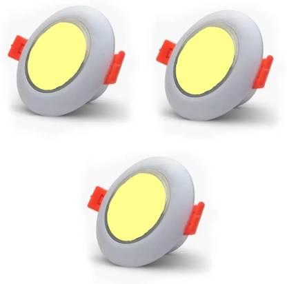 Nightstar 5 Watt Led Warm White ( Yellow ) 3 Pcs Deep light Conceal Down Light Ceiling Light Ceiling Lamp