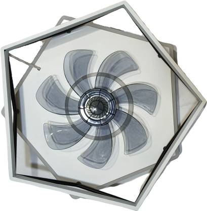 QAWACHH Ceiling Fan Light 220V Modern Stealth Fan Chandelier White with Remote Control Ceiling Light Ceiling Lamp