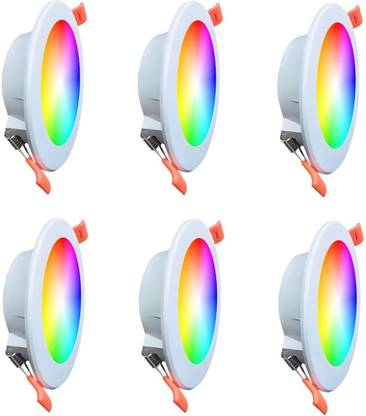 Cosas Allfa color 9W 7in1 color ceiling lamp Pack OF 6 Chandelier Ceiling Lamp