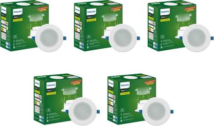 PHILIPS Starfit 7 watt Concealed JB LED downlighter (Cool Day,Pack of 5) Ceiling Light Ceiling Lamp