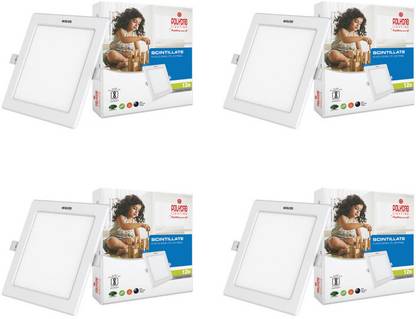 Polycab 12W LED Panel Light Scintillate Edge Slim Ceiling Light Ceiling Lamp