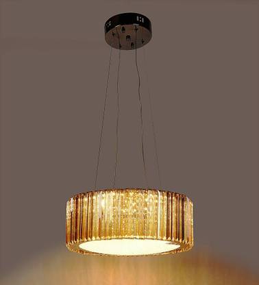 SMRAYAS Modern Crystal 400mm Gold Sparkle Chandelier hanging jhoomar pendant light Ceiling Light Ceiling Lamp