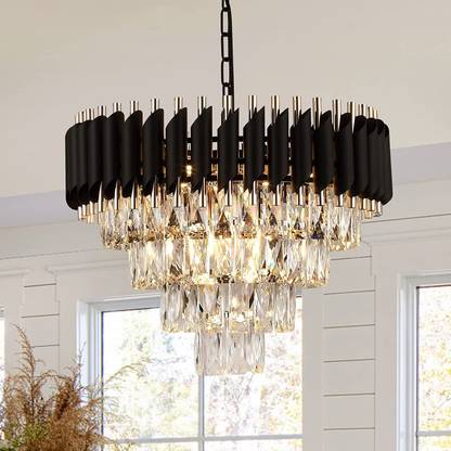 Shri Mahal Antiques Black Mamba Round Chandelier For Living Room Bed RoomHall Dinnig Room Decorative Chandelier Ceiling Lamp