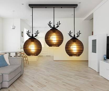 KINIS KIN-DEER MIRINDA GLASS LINEAR THAALI Cluster Pendant Light Chandelier Ceiling Lamp