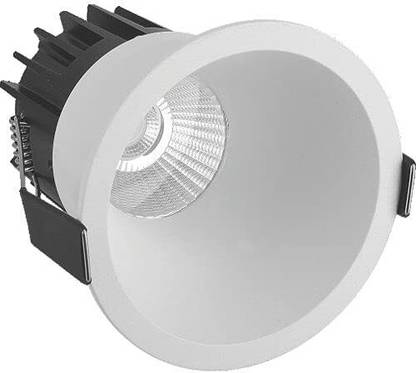 RADIANT LED RL COB Deep Celing Light (NW- 4000K, 15W, (8C x 8Cx 8C) - 3 IN)) Recessed Ceiling Lamp