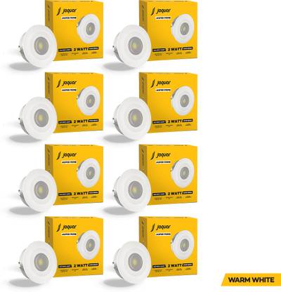 Jaquar 2W OTC LED Jasper Prime Warm White (Pack of 8) Spot Ceiling Light Ceiling Lamp