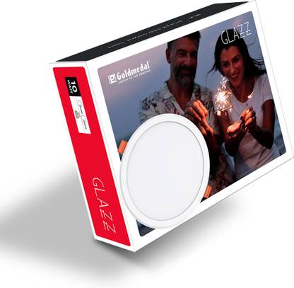Goldmedal Glazz Round Panel GM_GL91338CD_GLAZZ_RD_PNL_10W_PO1 GL91338CD Ceiling Light Ceiling Lamp