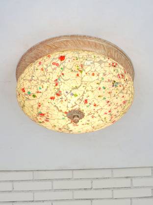 Fos Lighting Zenith-MS-WHIA-WhiteToughen-CL2 Ceiling Light Ceiling Lamp