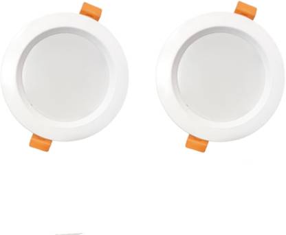 MNLight Razer 10-watt Led down light pack of D- 2 ( white) Recessed Ceiling Lamp