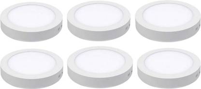 MVL 15 Watt Decorative LED Round Surface Panel Light Pack Of 6 Chandelier Ceiling Lamp
