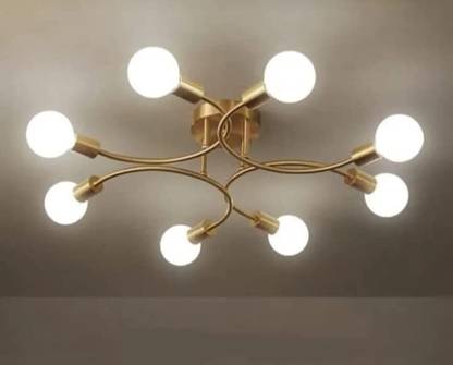 Antiquity Chandelier Lighting 8-Light Sputnik Antique Mid Century (Bulb is Not Include), Chandelier Ceiling Lamp