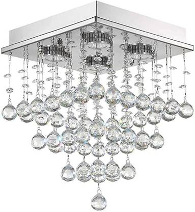Crysta World chandelier home décor square design 18 inch Chandelier Ceiling Lamp