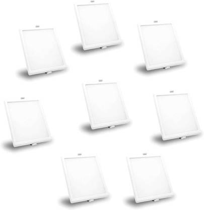 MOON & SUN SurfaceSquare Mounted LED Light for Ceiling, 8-Watt Panel Light with Dust Proof Ceiling Light Ceiling Lamp