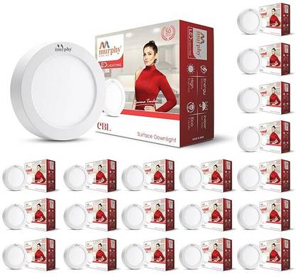 MURPHY 5W CBL Round Surface Down Light (Pack of 20 Cool White) Ceiling Light Ceiling Lamp