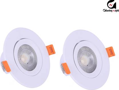 Glowing Night Ceiling Light | LED Surface Downlighter | 7 watt Round Downlight | Ultra Glow Ceiling Light Ceiling Lamp