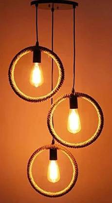 GAUVIK GAU-CLUSTER HANGING RASSI CIRCLE THALI Cluster Pendant Light/Cluster Hanging Light/Cluster Ceiling Light for Restaurant,Bedroom, Living Room and Home Decor Chandelier Ceiling Lamp