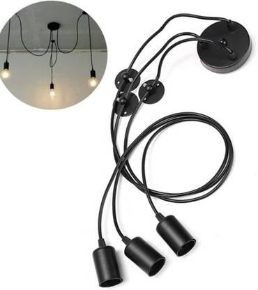 Chandnidecor 3-Head Spider Pendant Light, Industrial Hanging Lamp for Bar, Dining & Home Ceiling Light Ceiling Lamp